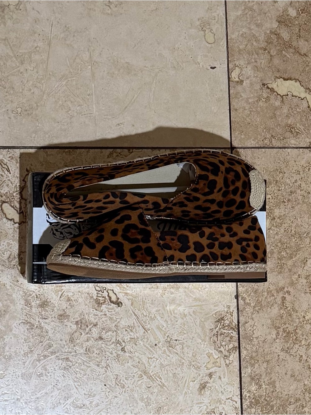 Leopard Print Women’s Espadrilles - Brown Animal Print Slip-On